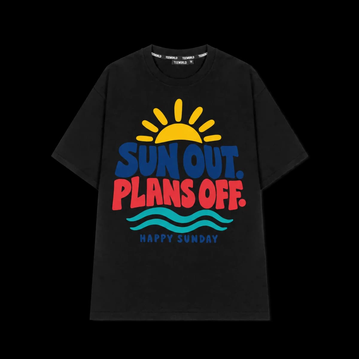 Ảnh sản phẩm Áo Happy Sunday — Sun Out. Plans Off.