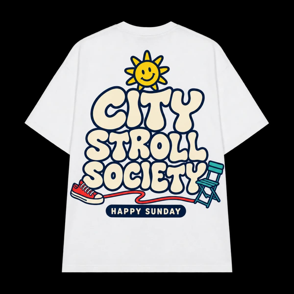 Ảnh sản phẩm Áo Happy Sunday — City Stroll Society