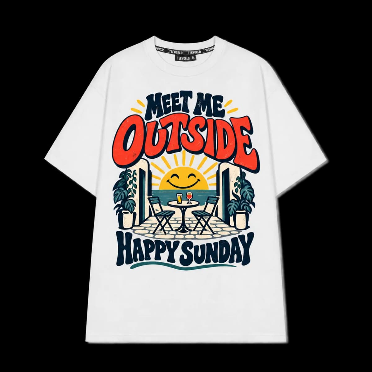 Ảnh sản phẩm Áo Happy Sunday — Meet Me Outside