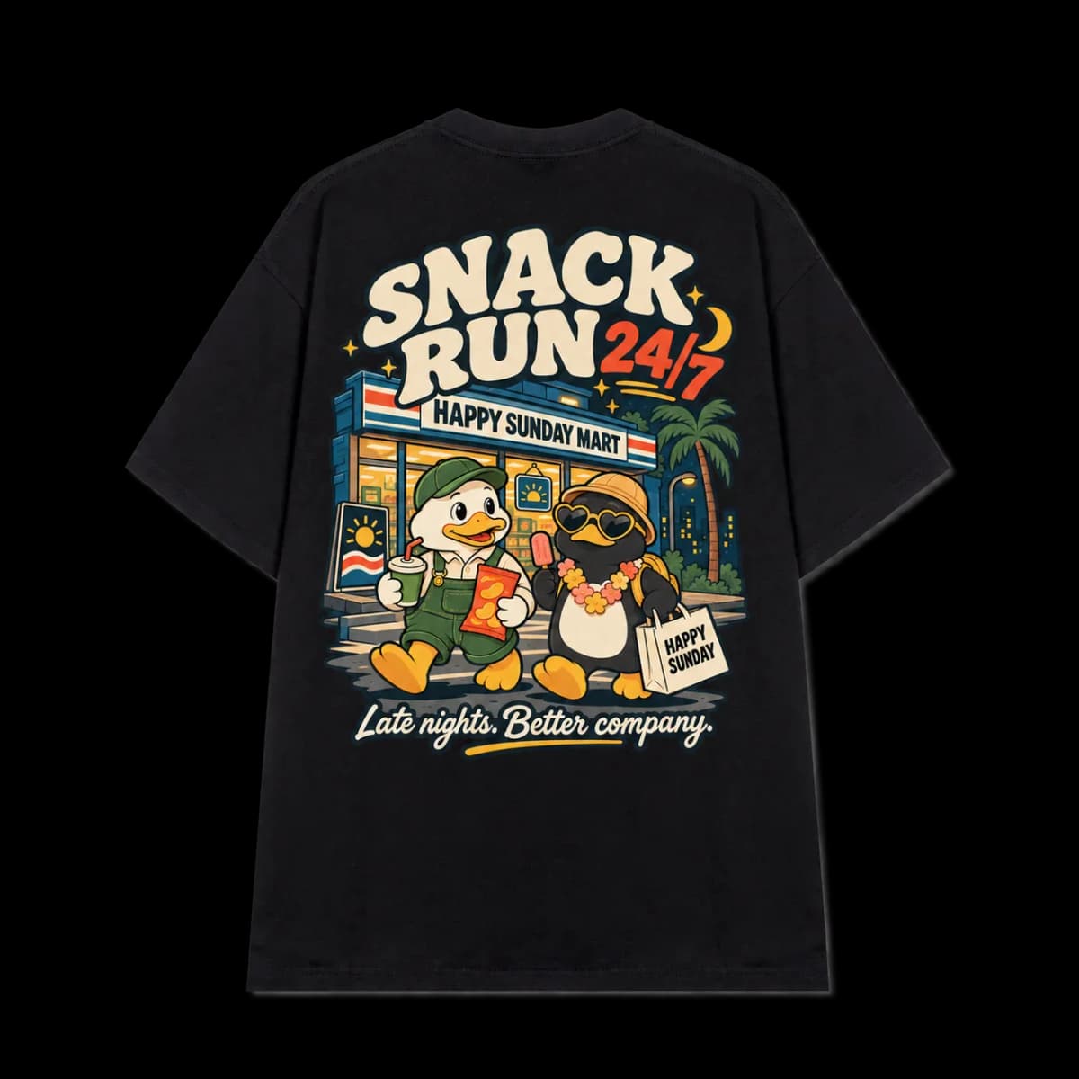 Ảnh sản phẩm Áo Happy Sunday — Snack Run 24/7