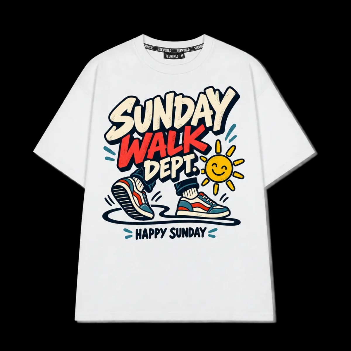 Ảnh sản phẩm Áo Happy Sunday — Sunday Walk Dept.