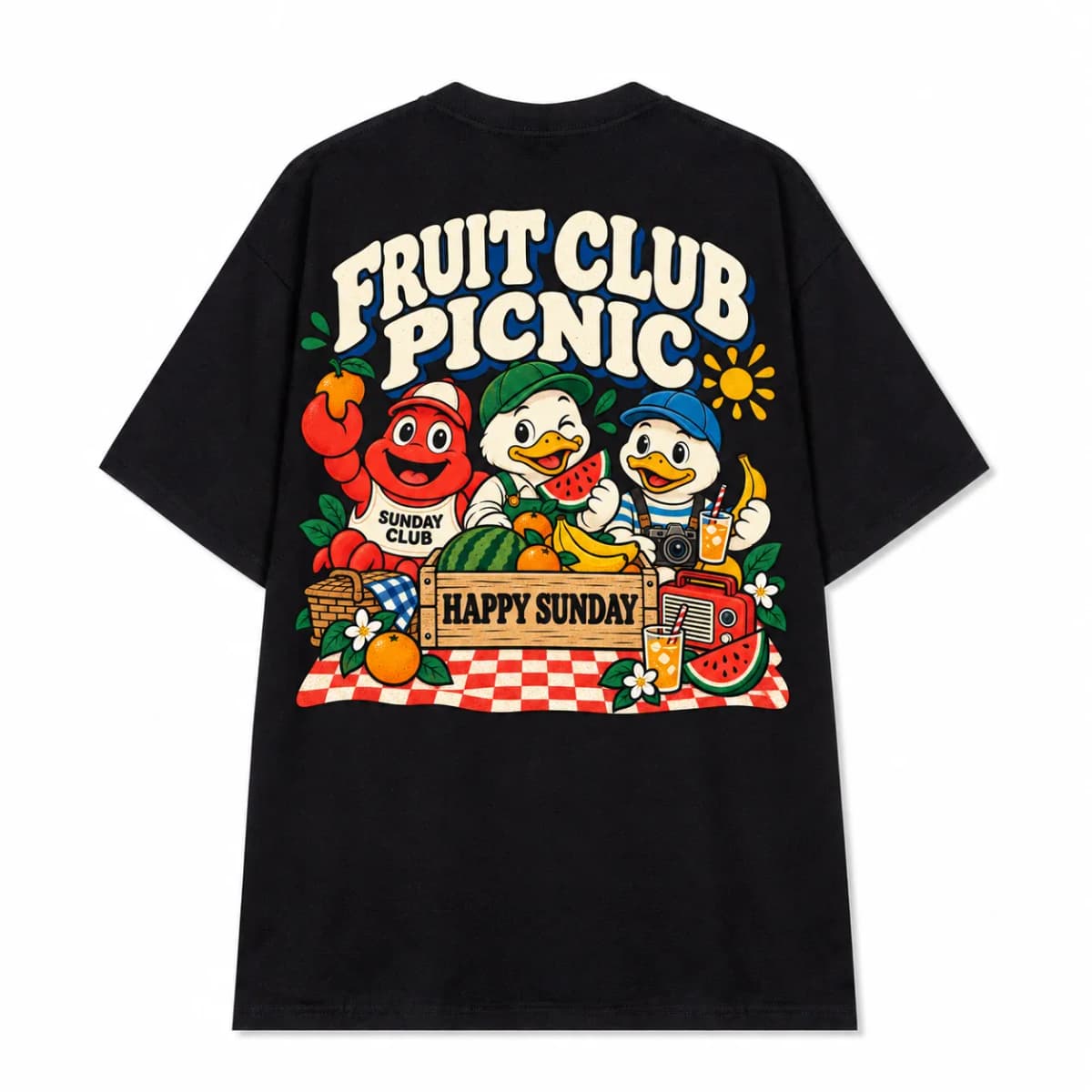 Ảnh sản phẩm Áo Happy Sunday — Fruit Club Picnic