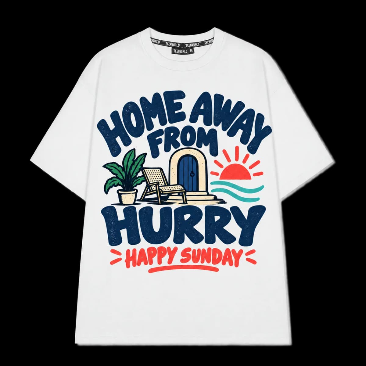 Ảnh sản phẩm Áo Happy Sunday — Home Away from Hurry