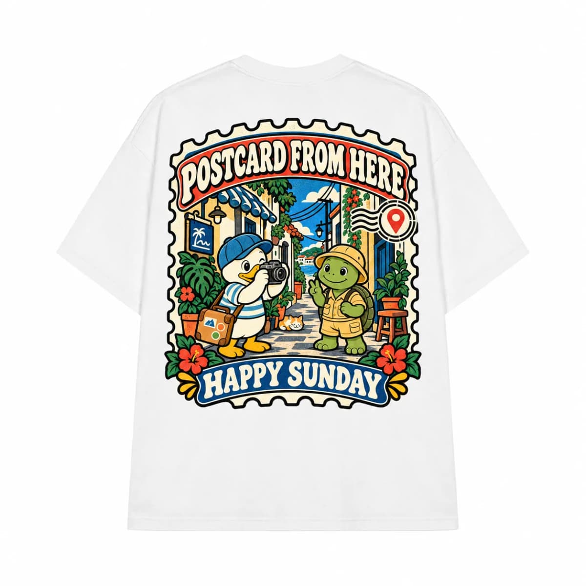 Ảnh sản phẩm Áo Happy Sunday — Postcard from Here