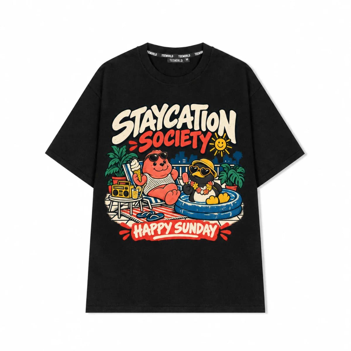 Ảnh sản phẩm Áo Happy Sunday — Staycation Society