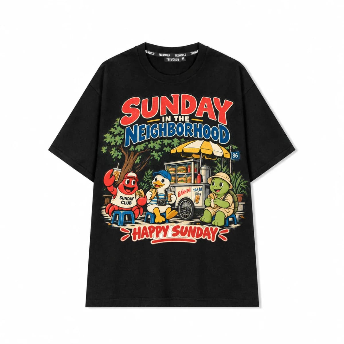 Ảnh sản phẩm Áo Happy Sunday — Sunday in the Neighborhood
