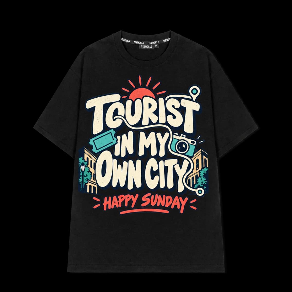 Ảnh sản phẩm Áo Happy Sunday — Tourist in My Own City