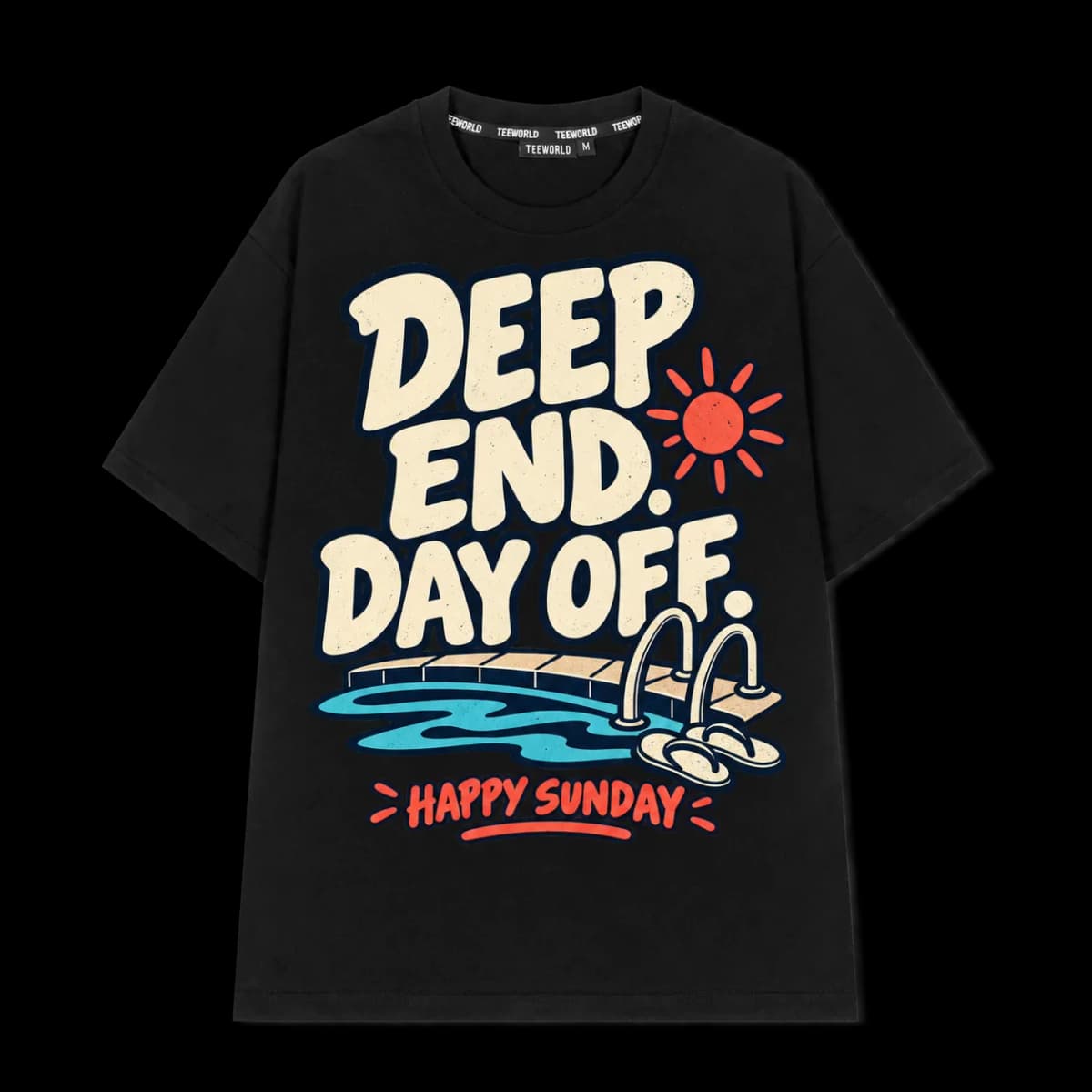 Ảnh sản phẩm Áo Happy Sunday — Deep End. Day Off.