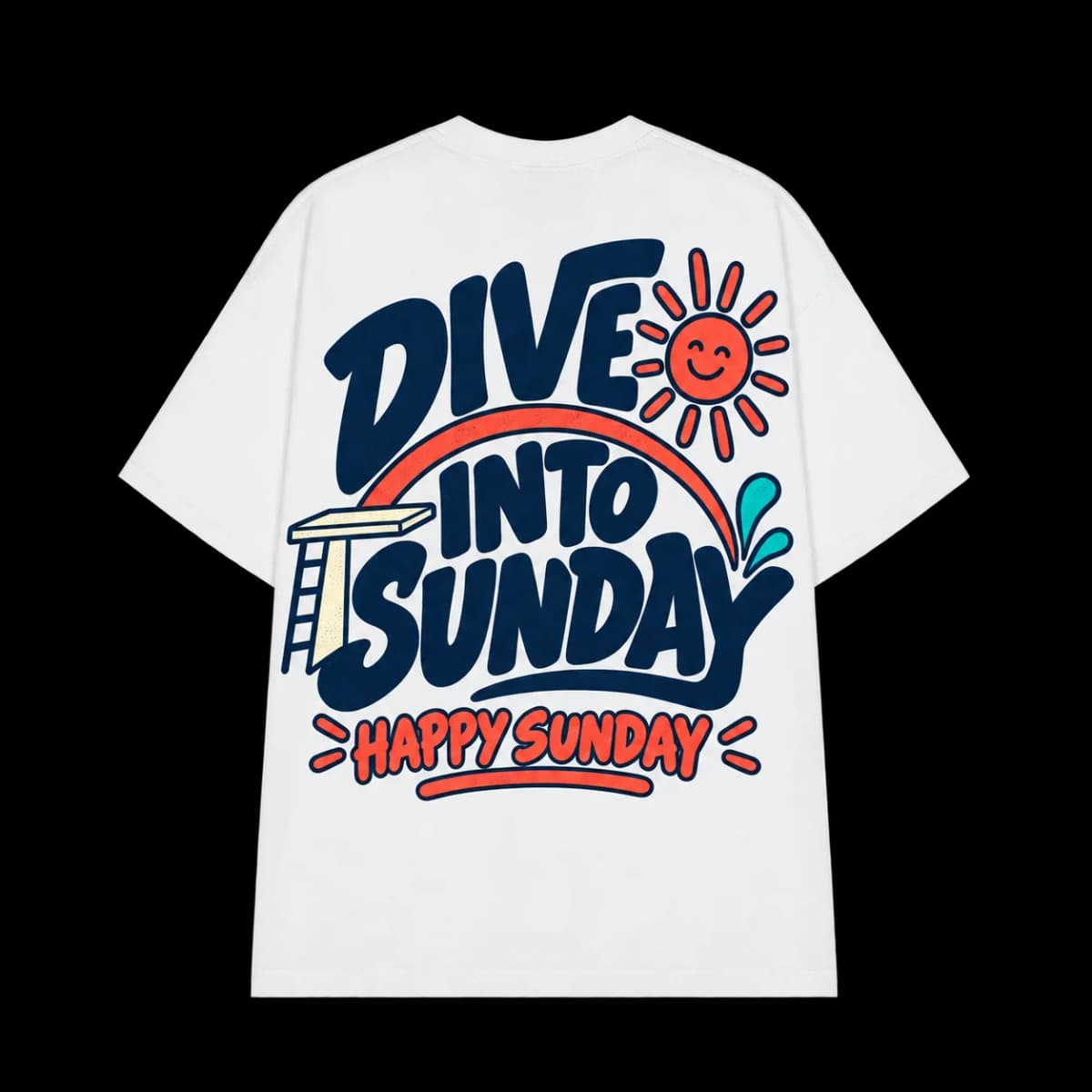Ảnh sản phẩm Áo Happy Sunday — Dive Into Sunday