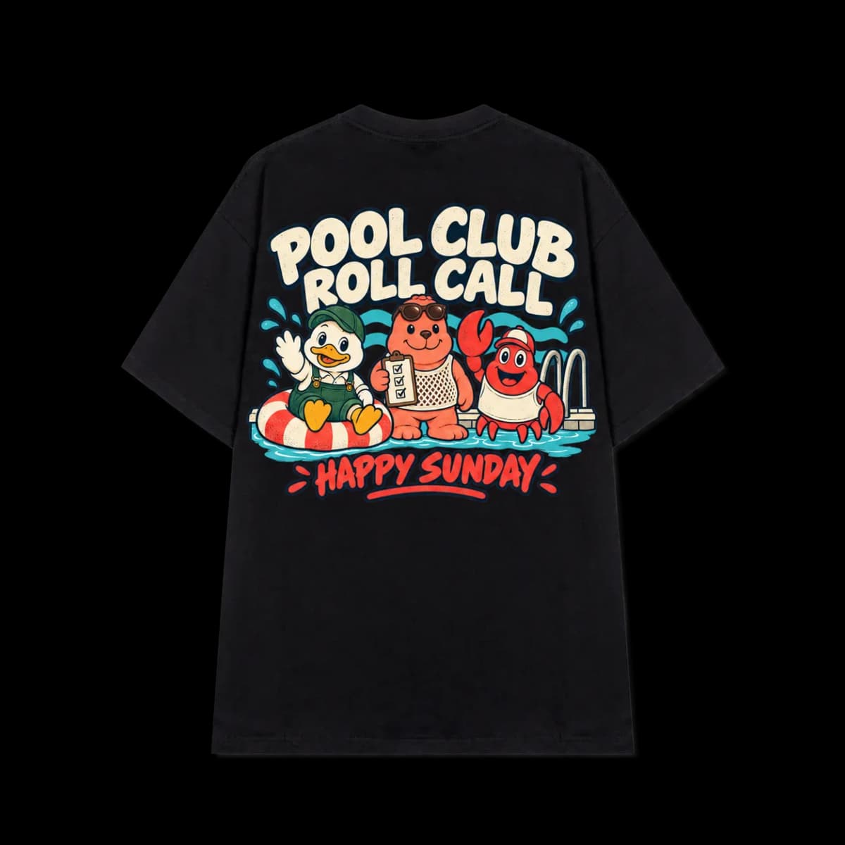 Ảnh sản phẩm Áo Happy Sunday — Pool Club Roll Call