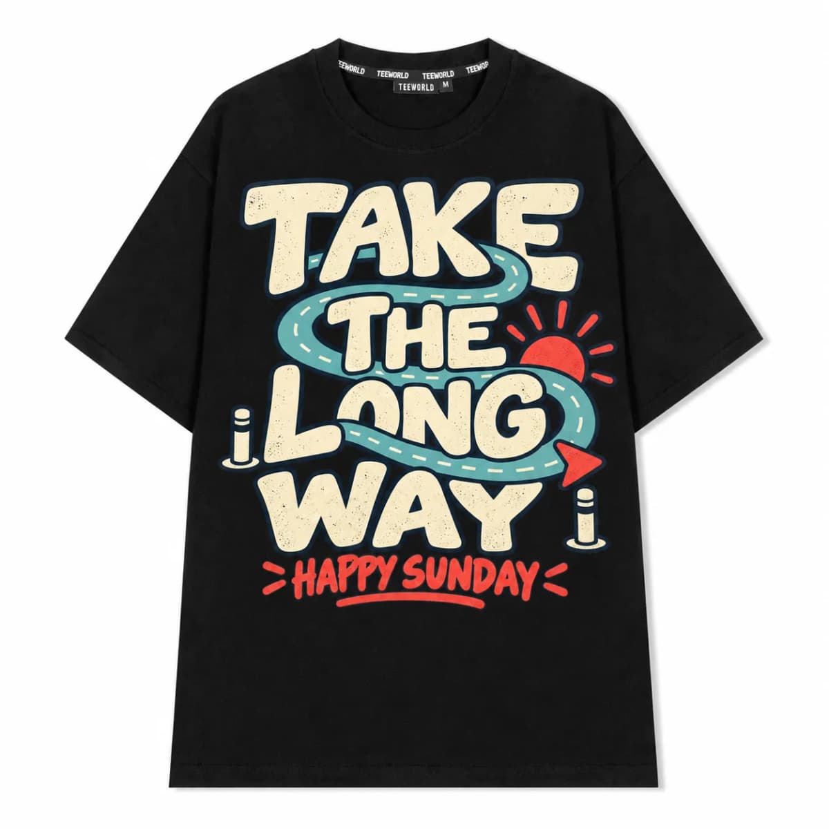 Ảnh sản phẩm Áo Happy Sunday — Take the Long Way